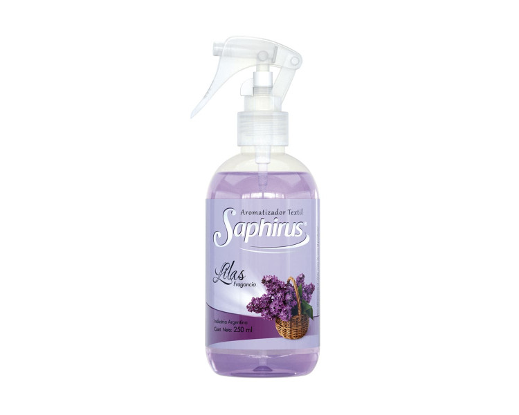 AROMATIZADOR TEXTIL LILAS SAPHIRUS X 250ML. - 417