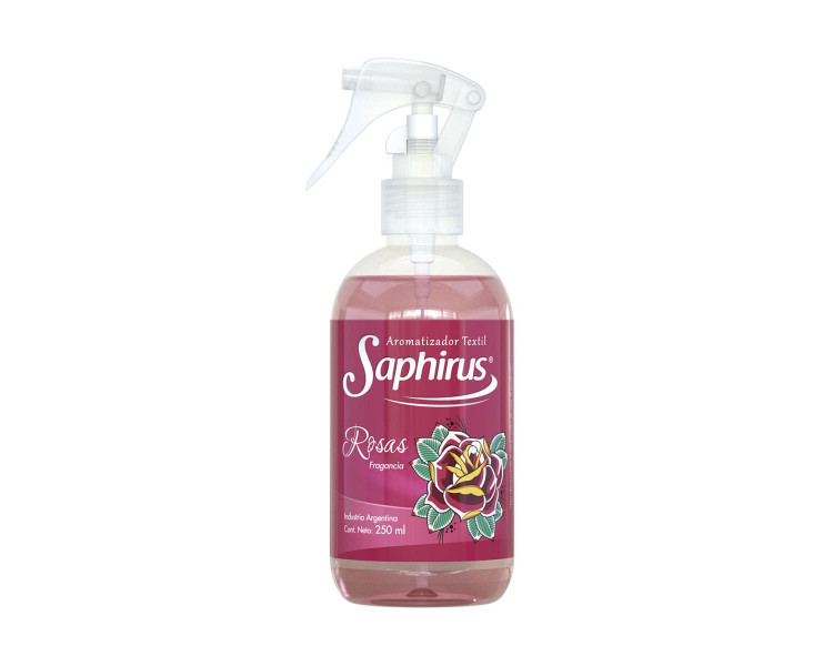 AROMATIZADOR TEXTIL ROSAS SAPHIRUS X 250ML. - 417