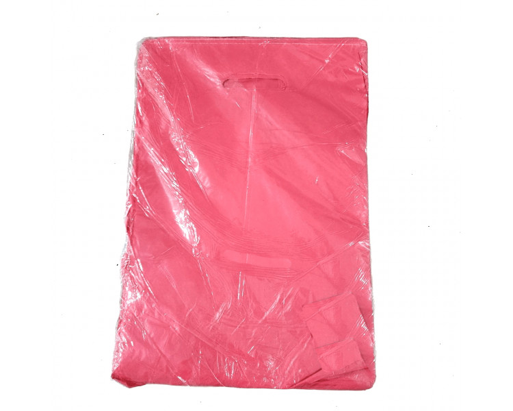 BOLSA TROQUEL AD ECO LISA 25X35 ROJA (X50)