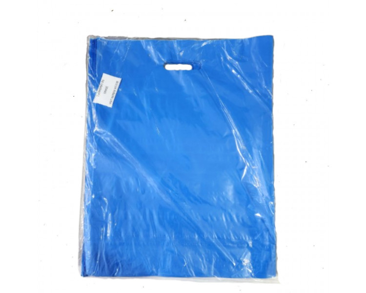 BOLSA TROQUEL AD ECO LISA 35X45 AZUL FRANCIA (X50)