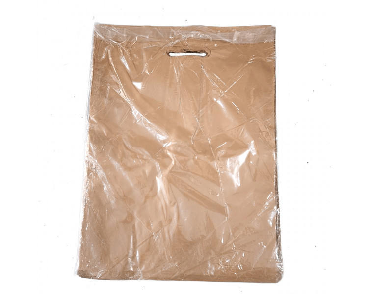 BOLSA TROQUEL AD ECO LISA 30X40 MARRON (X50)