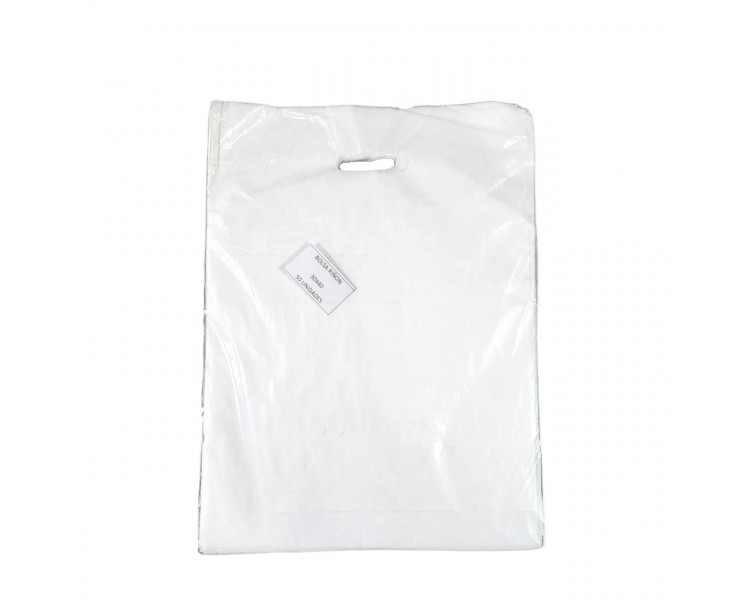 BOLSA TROQUEL AD ECO LISA 30X40 BLANCA (X50)
