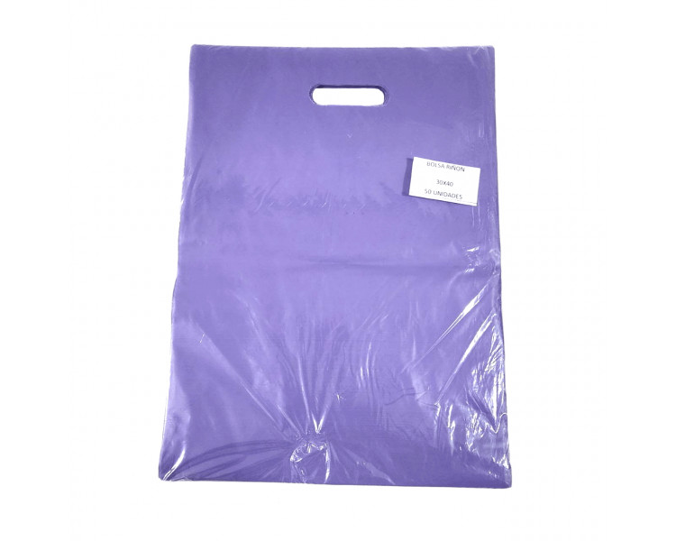BOLSA TROQUEL AD ECO LISA 30X40 LILA (X50)