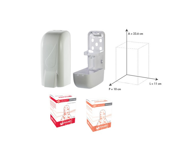 JABON LIQ.RAPID HAND BAG IN BOX ESPUMA X 800ML. (THM)
